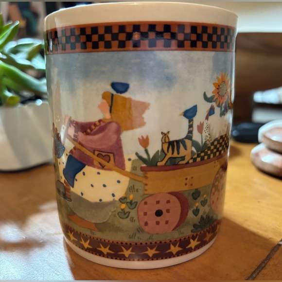 Williraye Studio Other - WW7006 Williraye Girl on Chicken Mug